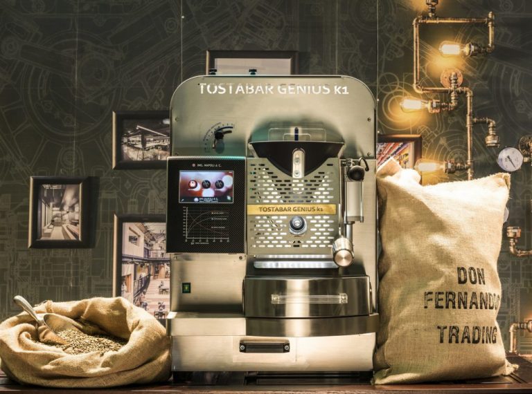 Tostabar Genius K1, tostabar, tostatrice, tostatrice a banco, shop roaster